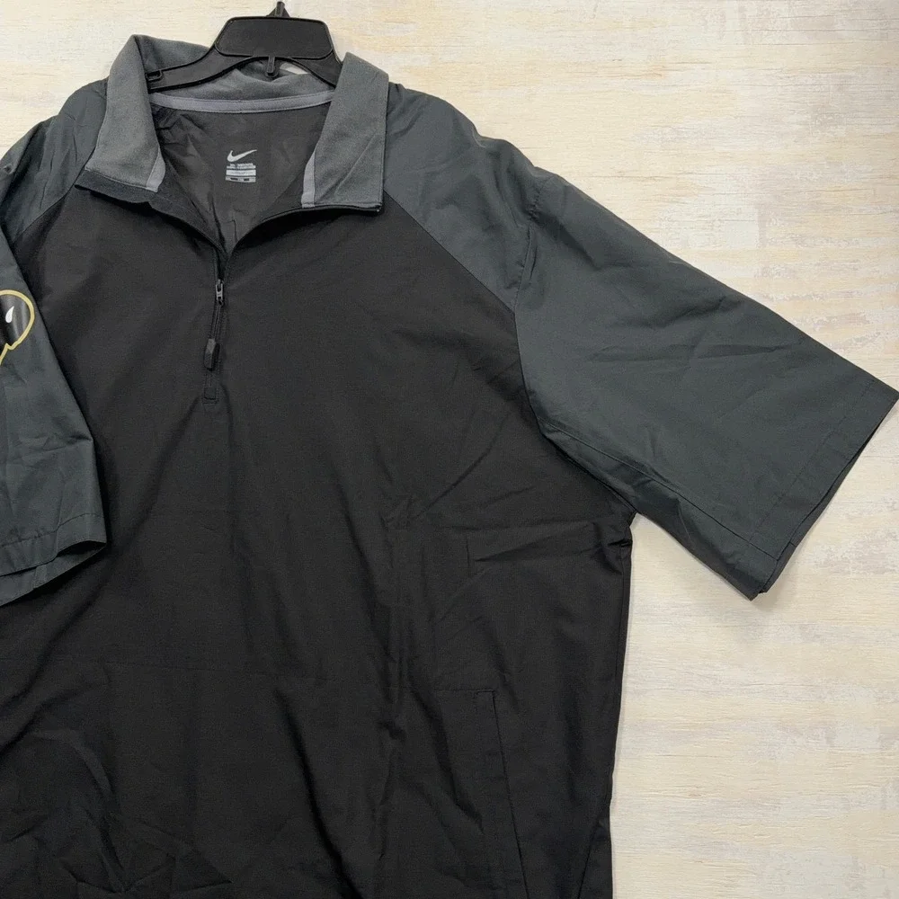 Nike Pullover Colorado Buffaloes 1/4 Zip Windbreaker Black Mens XXL